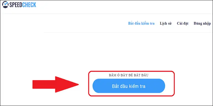 Kiểm Tra Tốc Độ Mạng Qua Web Speedcheck.org