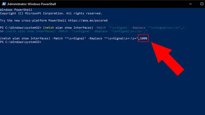 Kiểm Tra Cường Độ Tín Hiệu Wifi Bằng Powershell