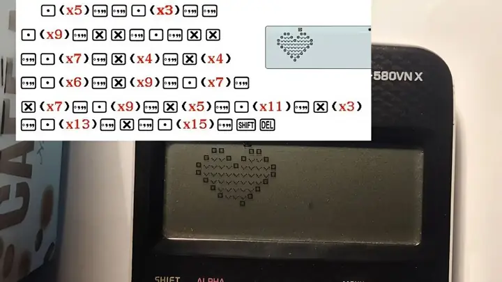 Cách Làm Hình Trái Tim Trên Máy Tính Casio 580 Cách Làm Hình Trái Tim Trên Máy Tính Casio 580