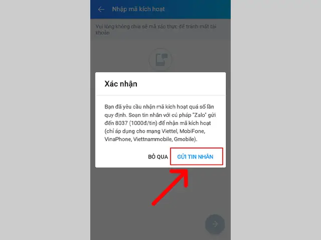 Không Nhận Được Mã Xác Nhận, Mã Kích Hoạt