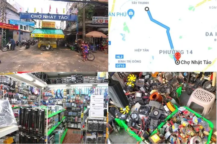Địa Chỉ Của Chợ Điện Tử Nhật Tảo.