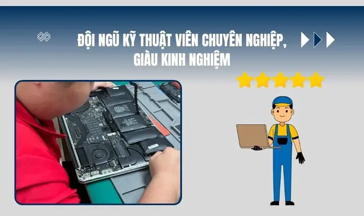 Đội Ngũ Kỹ Thuật Viên Chuyên Nghiệp, Giàu Kinh Nghiệm