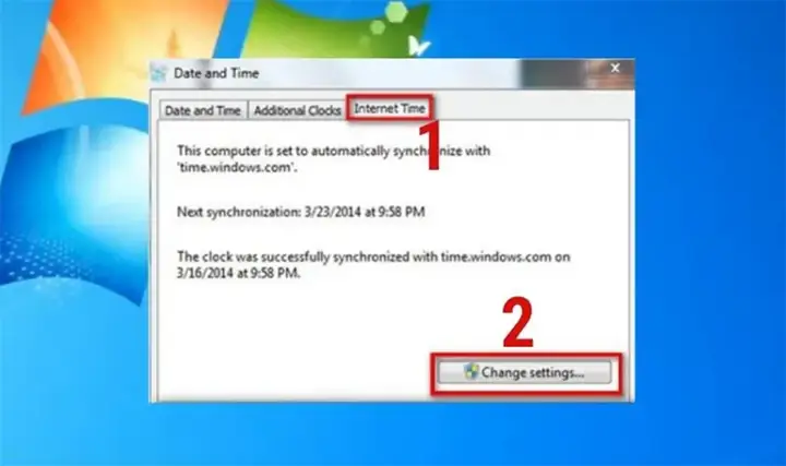 Sửa Lỗi Đồng Hồ Máy Tính Win 7