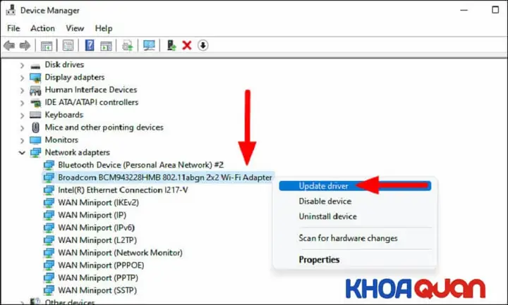 Thêm Hoặc Cập Nhật Driver Wifi Vào Máy Tính