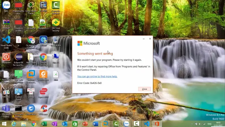 Lỗi Xuất Phát Từ Phiên Bản Excel Hiện Tại