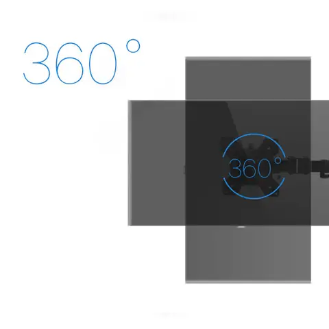 Xoay 360 Độ Giá Treo Màn Hình Máy Tính Kẹp Bàn M051