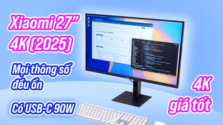 Màn Hình Máy Tính Xiaomi A27ui 27 Inch 4k - Hàng Chính Hãng 2 Màn Hình Máy Tính Xiaomi A27ui 27 Inch 4k - Hàng Chính Hãng 2