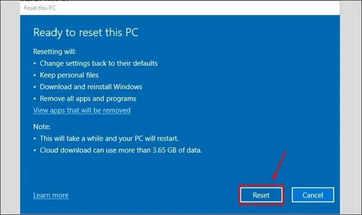 Reset Win 10 Nhưng Giữ Lại File Cá Nhân Reset Win 10 Nhưng Giữ Lại File Cá Nhân