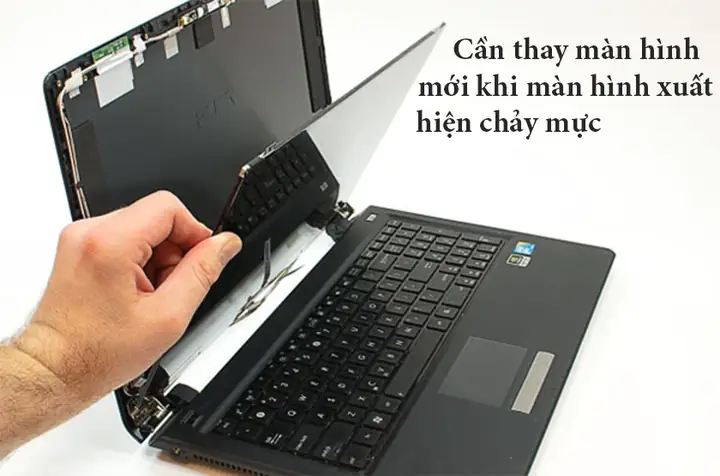 Cách Sửa Màn Hình Bị Chảy Mực