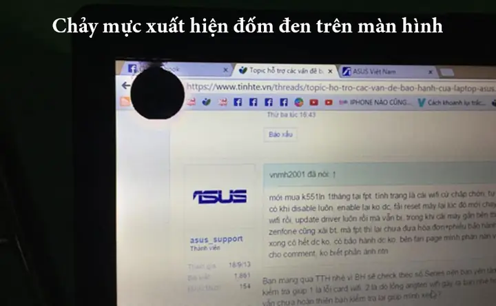 Màn Hình Laptop Bị Chảy Mực Là Gì, Dấu Hiệu Màn Hình Laptop Chảy Mực?