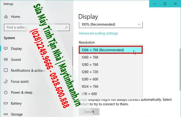 Chỉnh Lại Co Màn Hình Trên Windows 10