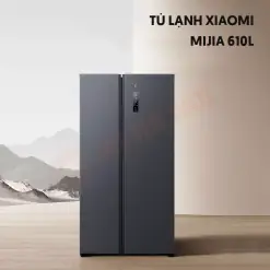 Tủ Lạnh 2 Cánh Side By Side Xiaomi Mijia 610l - Siêu Tiết Kiệm Điện, 20 Ngăn Chứa, Kháng Khuẩn 99,99%