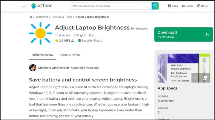Một Số Phần Mềm Điều Chỉnh Độ Sáng Màn Hình Máy Tính Windows 7
