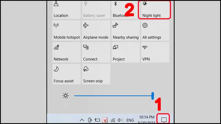 Tắt Chế Độ Night Shift Trên Windows 10