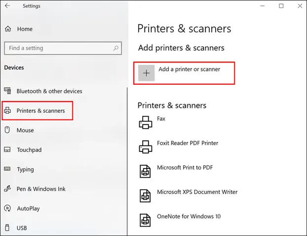5chạy Lại Trình Tìm Kiếm Máy In Trên Windows 10
