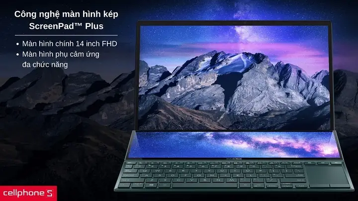 Thiết Kế Asus Zenbook Duo 14 Ux482eg Màn Hình Kép Screenpad™ Plus Thiết Kế Asus Zenbook Duo 14 Ux482eg Màn Hình Kép Screenpad™ Plus