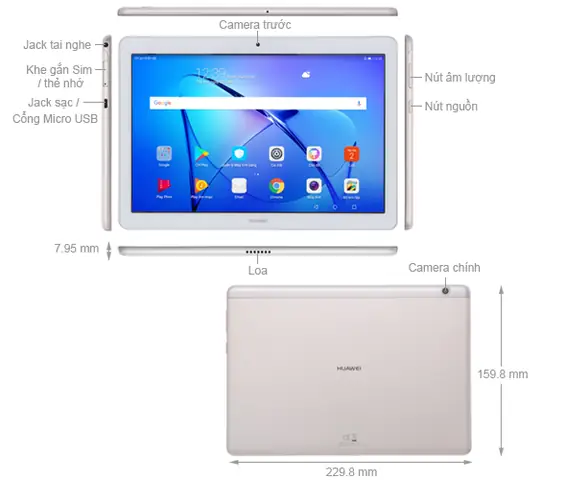 Đánh Giá Chi Tiết Huawei Mediapad T3 10: Lựa Chọn 2017 Còn Giá Trị?