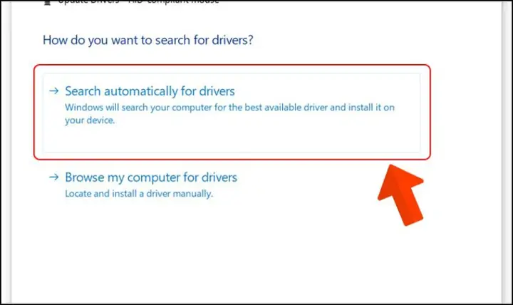 Cập Nhật Hoặc Cài Đặt Lại Driver Phù Hợp