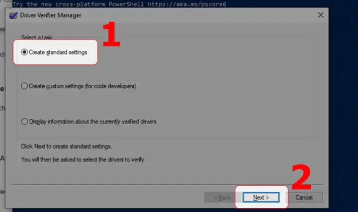 Chạy Công Cụ Kiểm Tra Trình Điều Khiển Của Windows