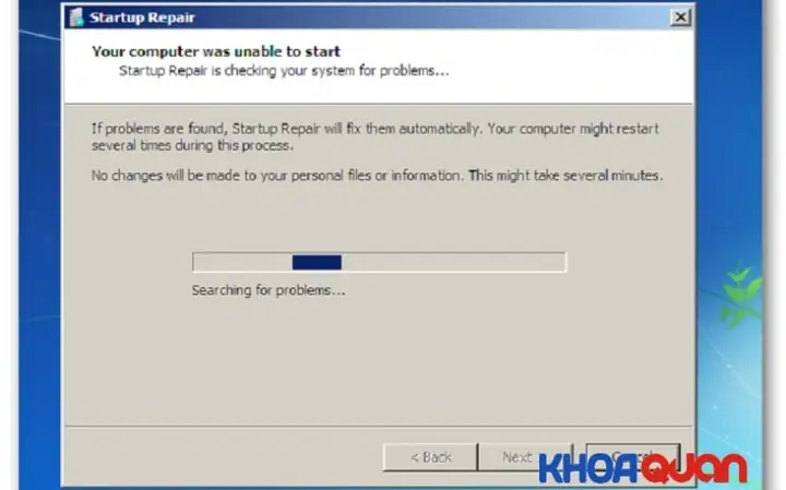Máy Tính, Laptop Bị Lỗi Windows Error Recovery
