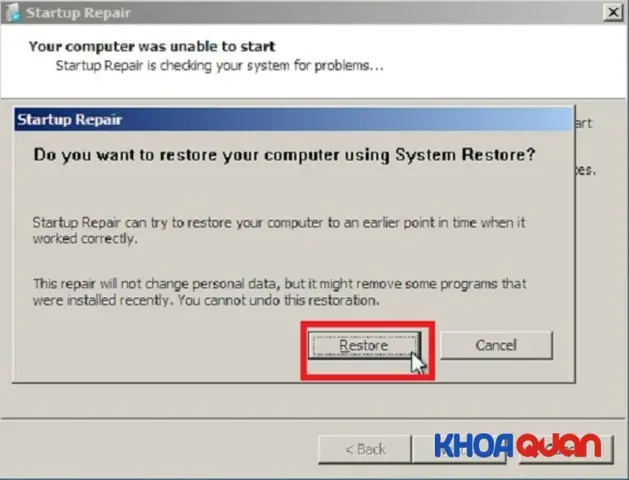 Máy Tính, Laptop Bị Lỗi Windows Error Recovery