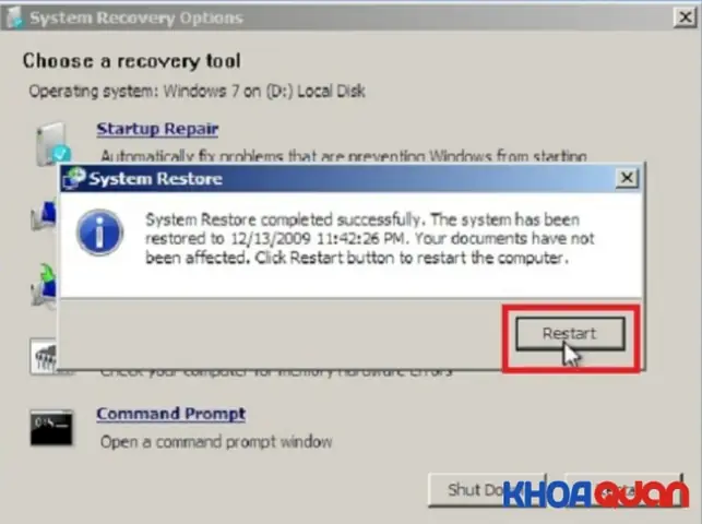 Máy Tính, Laptop Bị Lỗi Windows Error Recovery