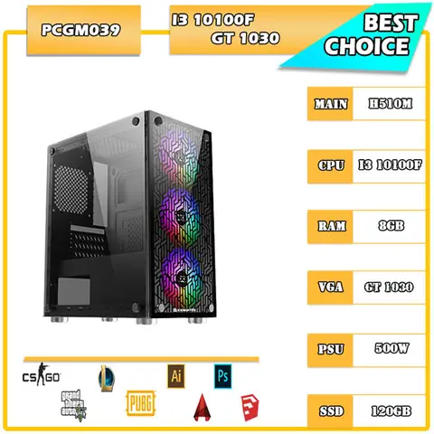 2cấu Hình Máy Pc 10 Triệuasus H510 Mk + Core I3 10105f
