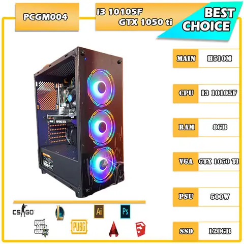 3cấu Hình Máy Pc 10 Triệuh510m I3 10105f