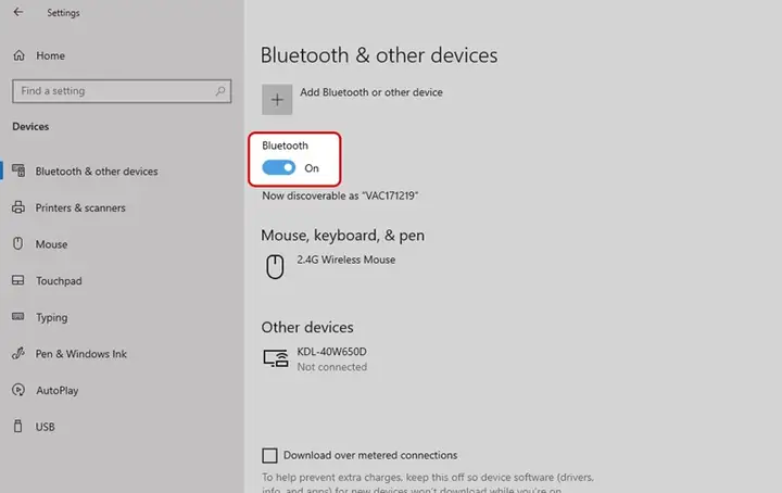 Cách Bật Và Kết Nối Thiết Bị Bluetooth Với Máy Tính Bàn
