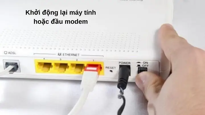 Khởi Động Lại Thiết Bị