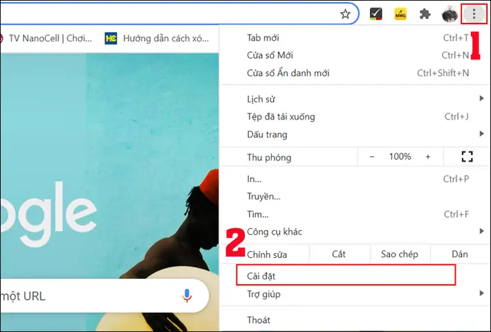 Tắt Tính Năng Tự Động Sửa Lỗi Trên Chrome
