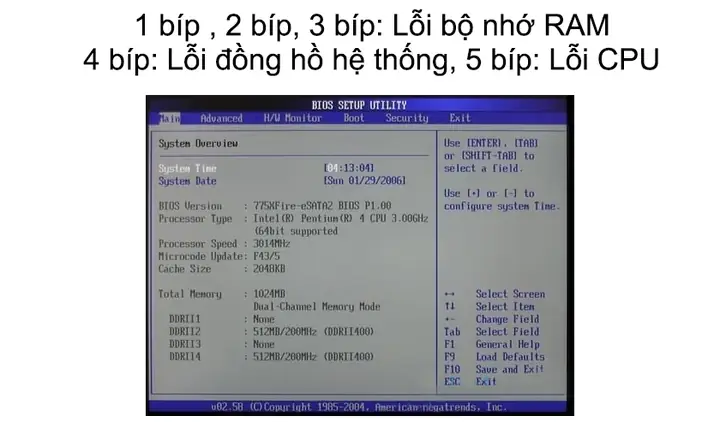 Giải Mã Những Tiếng Bíp Khi Laptop Máy Tính Kêu Bíp