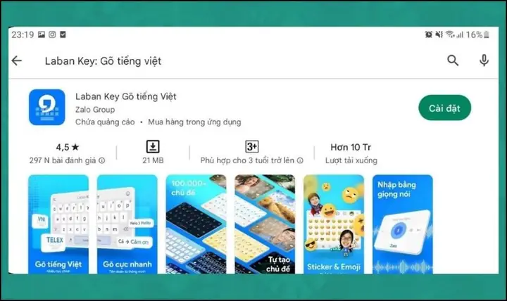 Cài Đặt Ứng Dụng Hỗ Trợ Bàn Phím
