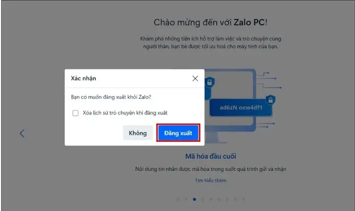 Đăng Xuất Khỏi Zalo Và Khởi Động Lại Máy Tính