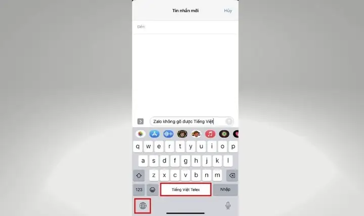 Sửa Lỗi Zalo Không Gõ Được Tiếng Việt Trên Iphone