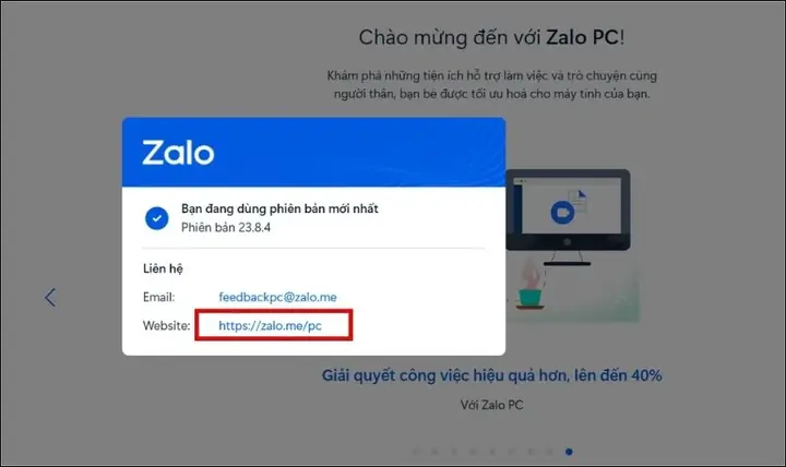 Cập Nhật Zalo Phiên Bản Mới Nhất Trên Máy Tính