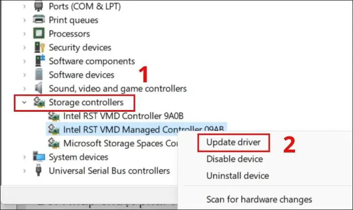 Cập Nhật Driver Cho Ổ Cứng Để Xử Lý Lỗi Cập Nhật Driver Cho Ổ Cứng Để Xử Lý Lỗi