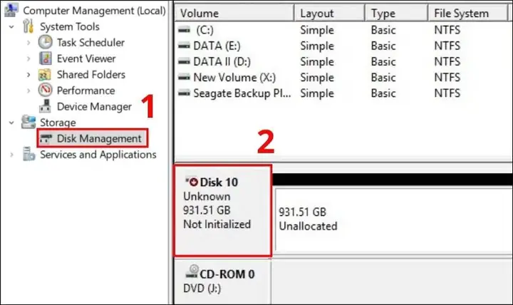 Sử Dụng Disk Management Sử Dụng Disk Management