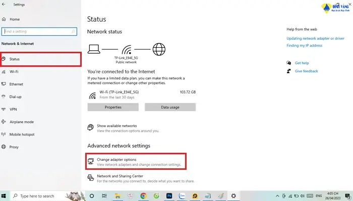 Máy Tính Không Kết Nối Được Mạng Wifi Do Card Mạng Đang Ở Trạng Thái Disable