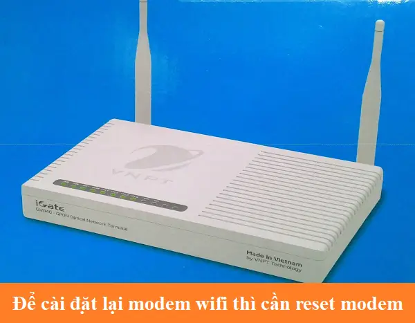 Cài Lại Modem Wifi