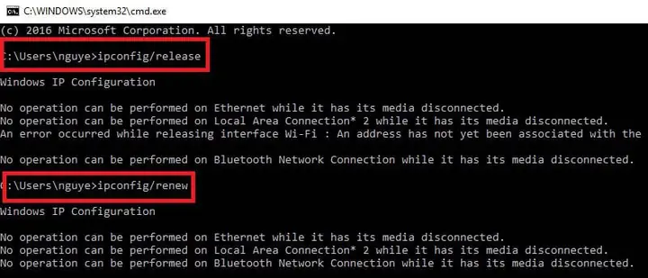 Máy Tính Mất Kết Nối Internet