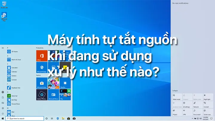 Máy Tính Tự Tắt Nguồn Khi Không Sử Dụng: Nguyên Nhân Và Cách Khắc Phục Hiệu Quả