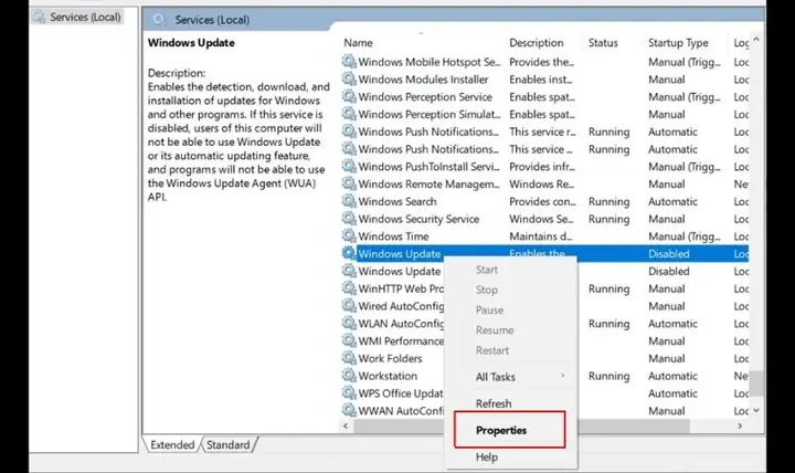 Khởi Động Lại Dịch Vụ Windows Update Khởi Động Lại Dịch Vụ Windows Update