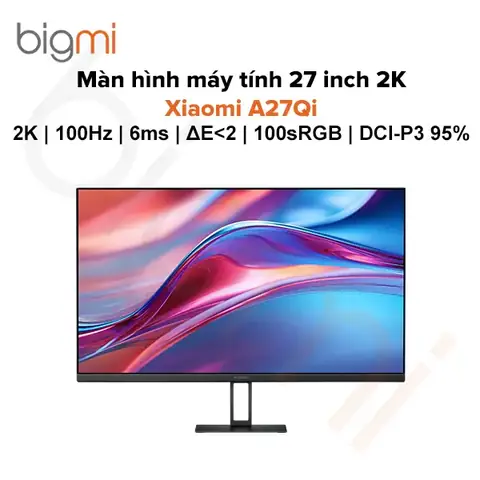 Màn Hình Máy Tính 27 Inch Xiaomi A27qi (2k/ips/100hz/6ms) Ela5812eu