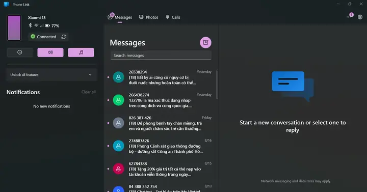 Tính Năng Phone Link Trong Windows 11 Cung Cấp