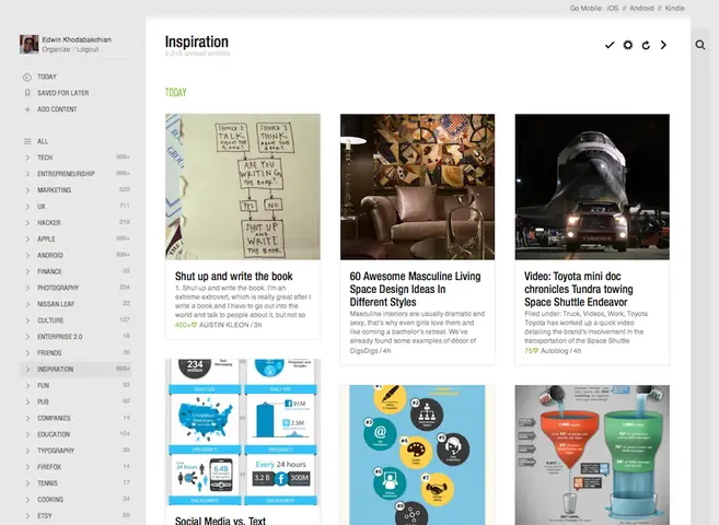 Ứng Dụng Feedly. Ứng Dụng Feedly.