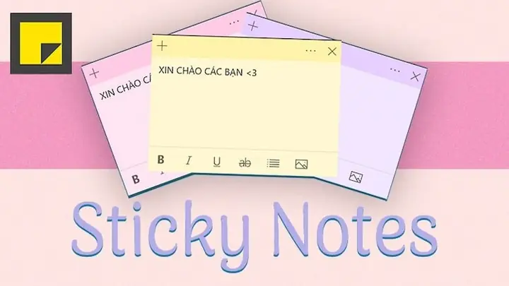 1giới Thiệu Về Phần Mềm Sticky Notes Trên Windows
