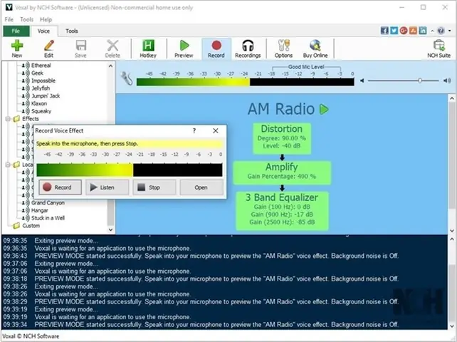 Pháº§n Má»m Chá»nh Sá»­a Giá»ng Nã³iâ Voxal Voice Changer