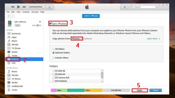 Cách Copy Ảnh Từ Iphone Vào Máy Tính Bằng Itunes Cách Copy Ảnh Từ Iphone Vào Máy Tính Bằng Itunes