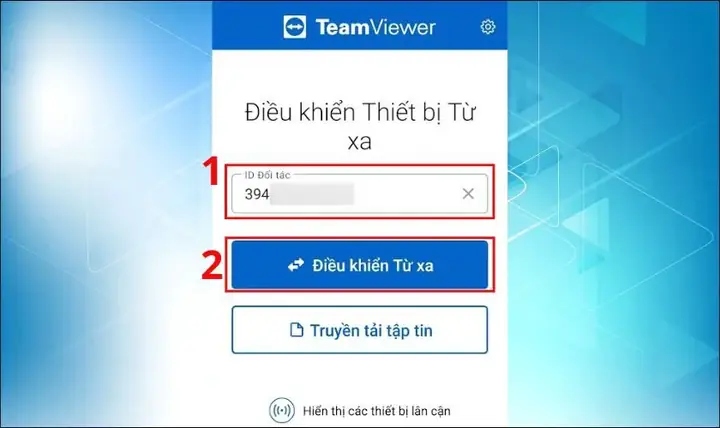 Cách Điều Khiển Máy Tính Từ Xa Bằng Điện Thoại Qua Teamviewer